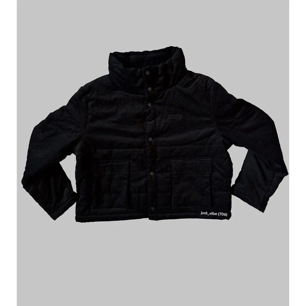 Civil Regime Corduroy Puffer Button Up Jacket Men’s Size XL